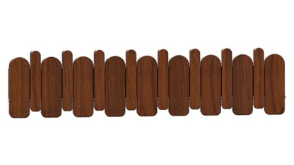 Wall Mounted Piano Key Hanger | Flip Style Hook | Entrance Wall Art Hook, Made of Oak Wood (3 Times Painted, 4 Times Polished) (Arc Walnut, 8Hooks) - color: Arc Walnut, size: 8Hooks
