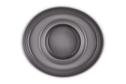 Le Creuset Stoneware Signature Oval Chip and Dip Platter, 13", Oyster - color: Oyster