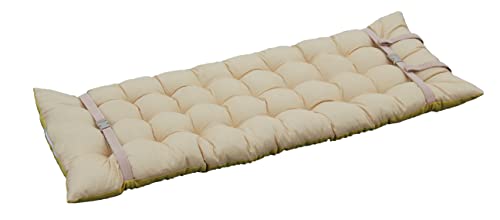 Chaise Lounger Patio Cushion Rocking Chair Sofa Furniture Lounge Cushions Outdoor Indoor Thick Sun Lounger Swing Bench Cushion with Elastic Ties 45 L X 18 W, Yellow - color: Yellow, style: 45 L X 18 W