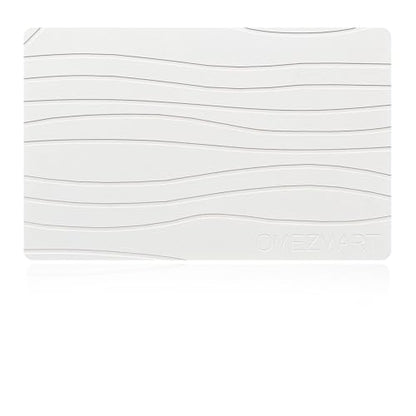 Stone Bath Mat for Bathroom – Diatomaceous Earth Quick Dry Bath Mat, Non Slip, Mold Resistant Stone Shower Mat (White) - color: White