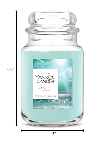 Yankee Candle Catching Rays Scented Candle, 22oz Large Jar with up to 150 Hour Burn Time, Giftable - color: Catching Rays, size: 22 oz
