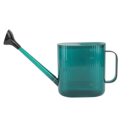 Tnfeeon Watering Can, Watering Cans Long Spout Design Wide Application for Garden Flower House Plants Home Backyard Villa Can, 1.8L Indoor Plants Garden Tools Long Spout Nan (Green) - color: Green