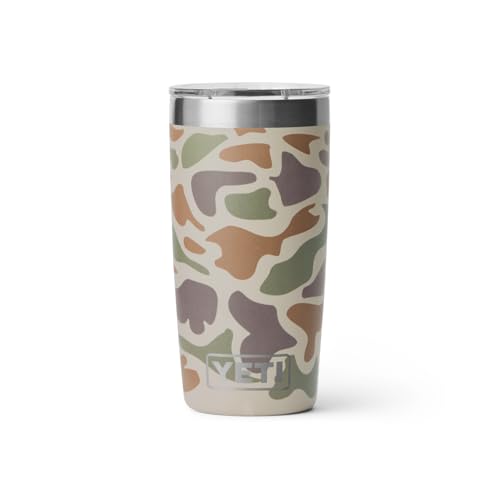 YETI Rambler 10 oz Tumbler, Stainless Steel, Vacuum Insulated with MagSlider Lid, Tan Camo - color: Tan Camo