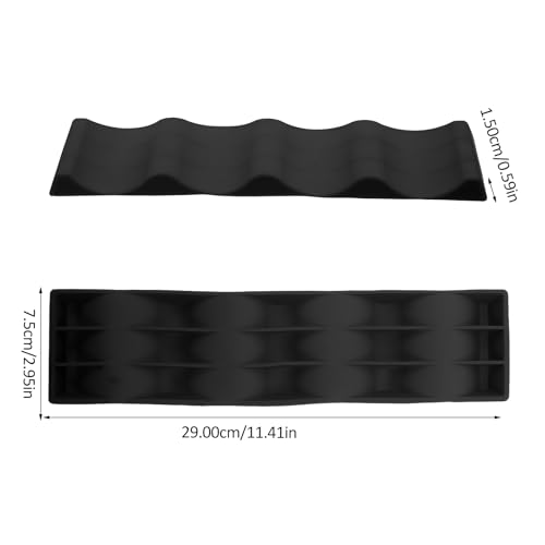 Luxshiny Foldable Wine Bottle Holder Stacker Silicone Rack Mat Compact Organizer for Kitchen Countertop Storage Display up to 10 Bottles Home Bar Mini Fridge