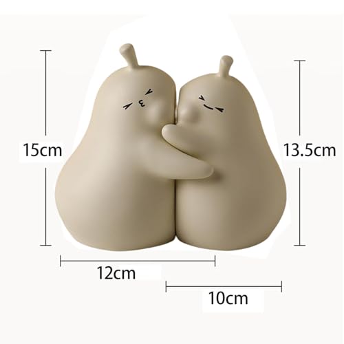 Decorative Bookends Sitting Statue Figurine Sculpture Book Holders Ceramic Ornament Modern Porcelain Shelf Accessory Suitable for Living Room Bedroom