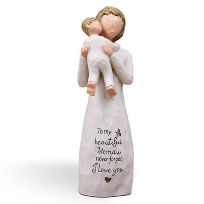 Memaw Gifts for Grandma, Gifts for Memaw, Meemaw Gift for Grandmother, Sculpted Hand-Painted Figurine - style: Memaw Gifts