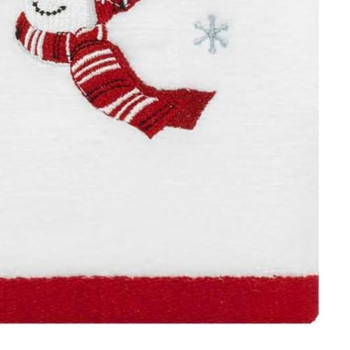 Avanti Linens - Fingertip Towels, Soft & Absorbent Cotton Velour, Christmas Bathroom Essentials, Set of 4 (Holiday Cheer) - size: 4 Pack Fingertip Towels
