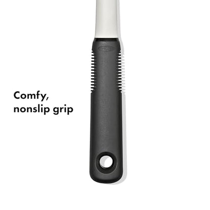 OXO Good Grips 4‑Piece Nylon Utensil Set, Oat, Cooking Utensil Set Designed to Protect Non-Stick Cookware - color: Oat
