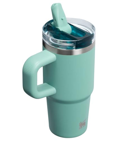 STANLEY Quencher ProTour Flipstraw Tumbler, 14 oz, Spring Green | Built-In Straw & Handle | Cupholder Compatible for Travel | Leakproof Insulated Stainless Steel Cup | BPA-Free - color: Spring Green, size: 14 Ounces