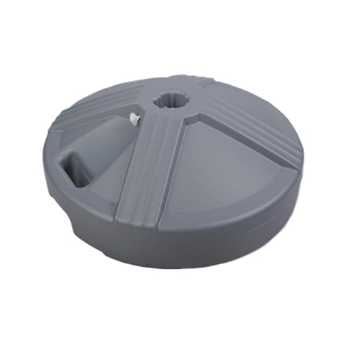 US Weight Durable 50 Pound Fillable Umbrella Base Designed to be Used with a Patio Table - color: Gray