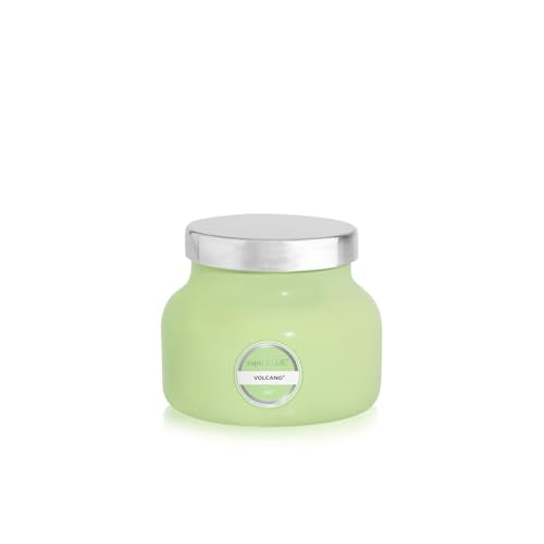 Capri Blue Volcano Scented Candles - Luxury Candles for Home Scented with Tropical Fruit & Sugared Citrus - Long Lasting Soy Wax Blend - Petite Glass Jar (Iced Matcha Green, 8 oz) - color: Iced Matcha Green, size: 8 oz