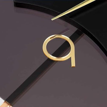 Large Decorative Wall Clock, Metal Modern Light Luxury Wall Decorative Silent No Ticking Numerals Clocks Creative Wall Art Home Decor for Living Room (Size : 100 CM/39 in) - size: 39 in