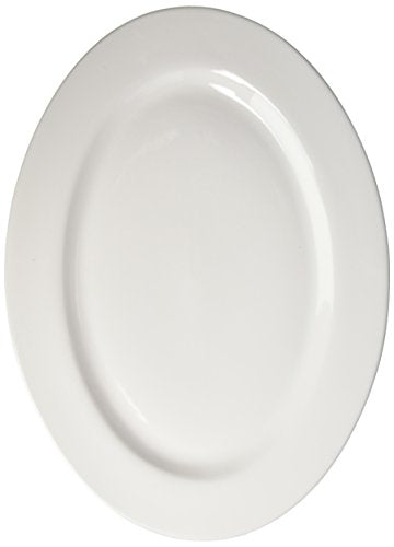 BIA Cordon Bleu Porcelain 18-Inch Oval Serving/Fish Platter, White (901918)