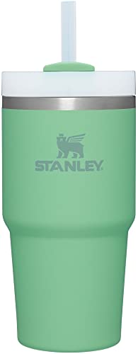 STANLEY Quencher H2.0 Tumbler with Straw 20 oz | Flowstate 3-Position Lid | Cup Holder Compatible for Travel | Insulated Stainless Steel Cup | BPA-Free | Jade - color: Jade, style: Classic