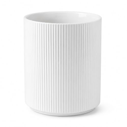 QUELIEN Kitchen Utensil Holder,Ceramic Utensil Holder for Countertop-White | Utensil Holder for Kitchen Counter,Utensil Crock Organizer for Countertop,Ideal Housewarming Gift & Mothers Day Gift - color: white-1