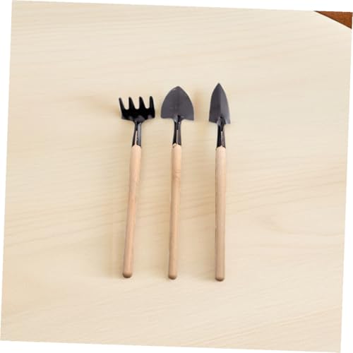 FRCOLOR Mini Garden Tool Set for Indoor Succulent Plants, 18pcs Gardening Planting Tools Kit with Hand Shovel, Trowel, and Rake for Potted Flower Care and Soil Cultivation