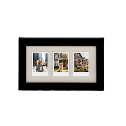 Polaroid Picture Frame Collage 2x3 Instax Mini Film - 3 Openings - size: 10.6×6.3