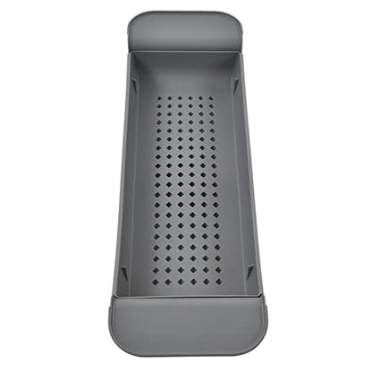 Expandable Bathtub Caddy Tray, PP Material, Adjustable Length, Ideal for Relaxing Baths and Organizing Toiletries (Gray) - color: Gray
