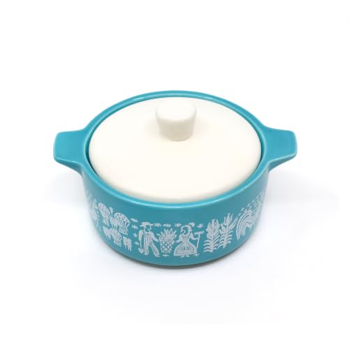 Butterprint-Inspired Ceramic Trinket Box with Lid, Keepsake
