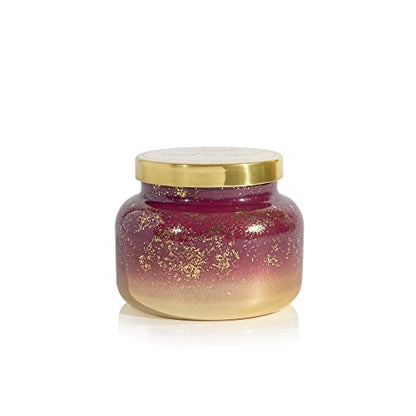 Capri Blue Glimmer Jar Candles - Luxury Holiday Scented Candles for Home - Long Lasting Soy Wax Blend - Scented Holiday & Home Decor - Tinsel & Spice Signature Jar (19 oz) - size: 19 oz