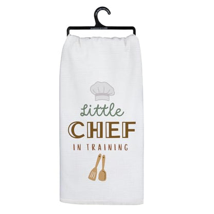 Kids Hand Towels for Kitchen, Kid Kitchen Oven Towels, Little Chef is Training Decorative Kitchen Hand Towels, Gifts for Kids Who Love to Cook, Cooking Gifts for Kids, 16x24 Inch