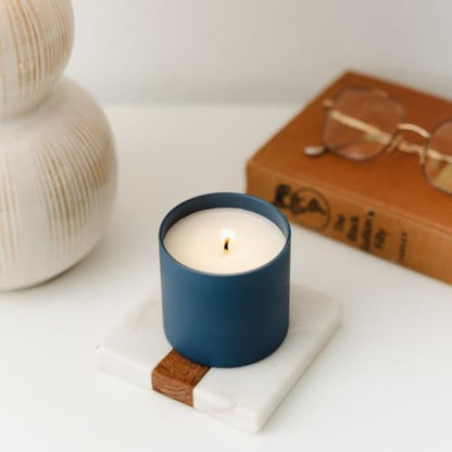 Dignity Series Oakmoss & Amber Scented Candle | 35 Hour Burn - Made in the USA Luxury Clean Soy Wax Candles - Long Lasting Glass Jar Candle for Home - 1 Wick - 5.3oz - color: Oakmoss + Amber