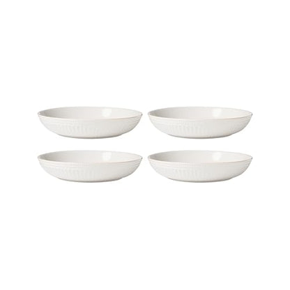 Lenox 897192 French Perle Scallop Dinner Bowls, Set of 4 - style: Dinner Bowls, Set of 4