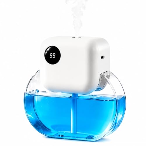 Aroma Diffuser with 170ML Essential Oil Set for Home,Ocean Citrus | Aromatherapy Diffuser with 6 Adjustable Mist Modes, 90 Days Long-Lasting Runtime, Ultra Quiet 35dB Operation, 7-Color Light - color: Blue