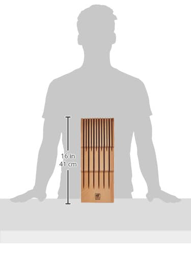 Zwilling 12-Slot In Drawer Knife Block, Beechwood - color: Natural, size: 12 slot
