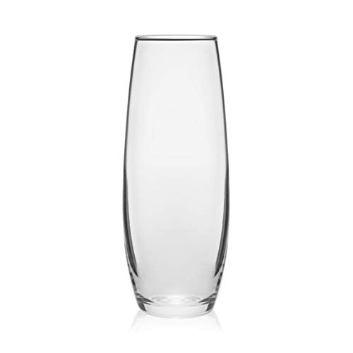 Libbey Stemless Flute Glasses, 9.6-ounce, Set of 6 - color: Large Stemless Flute 6