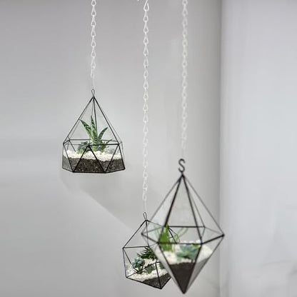 Hotop 8 Pcs Metal Hanging Chains with Ceiling Hooks, Garden Plant Hangers for Hanging Bird Feeders, Billboards, Chalkboards, Basket, Planters, Lanterns, Wind Chimes, Chain Hook DIY(16.38 Inch,White) - color: White, size: 16.38 Inch