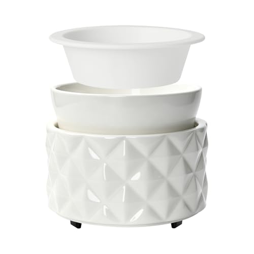 ASAWASA 2 Pcs Reusable Silicone Wax Melt Warmer Liners, Leakproof, No Mess, No Scrape, Non-Toxic, BPA Free,2.75 in in Bottom Diameter（Large Size 2pcs） - style: Two Large Size