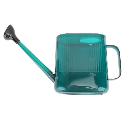 Indoor Watering Can 1.8L | Long Spout for Deep Root Watering/Prevents Splashing | Sturdy PP Flower Water Can for Garden & Houseplants (Green) - color: Green