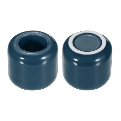 uxcell 2 Pcs Ceramic Chime Candle Holders, Small Ceramic Candle Holders for Birthday Parties Dinners Weddings Table Centerpiece Gatherings Anniversaries Occasions, Dark Blue - color: Dark Blue