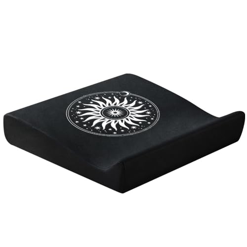 Meditation Cushion Set with High-Density Foam : 26.4" Large Floor Pillow for Yoga, Meditation, Sitting，Zafu & Zabuton Removable Washable Luxe Velvet Cover - color: B
