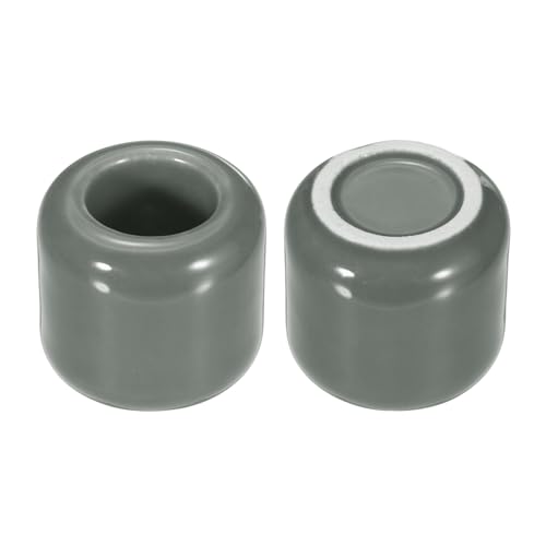 uxcell 2 Pcs Ceramic Chime Candle Holders, Small Ceramic Candle Holders for Birthday Parties Dinners Weddings Table Centerpiece Gatherings Anniversaries Occasions, Gray - color: Gray