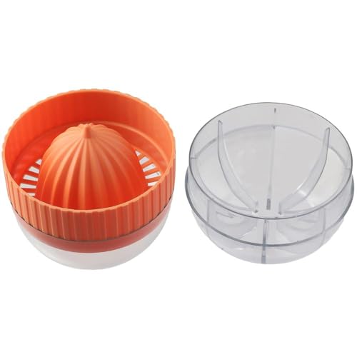 Lemon Squeezer Manual, 2 PCS Citrus Orange Juicer with Plastic Cup, Easy Use Fruit Press for Bar Home, Multi-function Handheld Kitchen Vegetable Gadgets