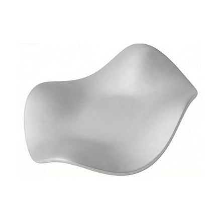 Brrnoo Minimalist Frosted Ceramic Dish – Irregular Shaped Jewelry Tray for Rings, Earrings & Trinkets, 6.7" Decorative Catchall Dish (Silver) - size: Silver