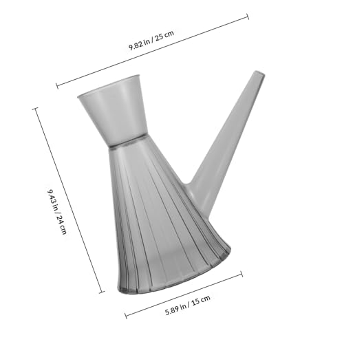 Long Spout Watering Can for Indoor Plants 1.3l Gray Handheld Watering Pot with Large Capacity for Gardening and Flower Arranging