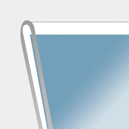 Snap 7x5 Clear Picture Frame 12 Pack: Frameless L-Shape Desktop Stand, Photo Frame and Sign Holder, Clear Acrylic Style Tabletop Display, 7 x 5 - size: 7" x 5"