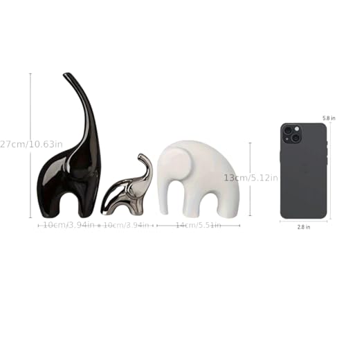 XINXUAN 3PCS Elephant Ornament- Gifts for Women,Wife,Wedding Anniversary - size: A-3PCS elephant