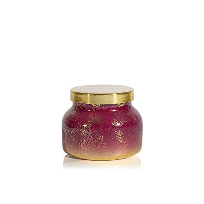 Capri Blue Glimmer Jar Candles - Luxury Holiday Scented Candles for Home - Long Lasting Soy Wax Blend - Scented Holiday & Home Decor - Tinsel & Spice Signature Petite Jar (8 oz) - size: 8 oz