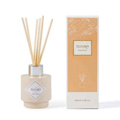 Bamboo Reed Diffuser Set,100ml Scented Oil Diffuser