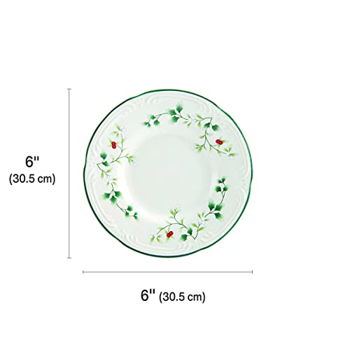 Pfaltzgraff Winterberry Appetizer Plate Set, 6", Assorted