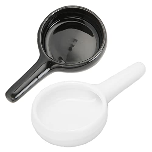 Tealight Wax Warmer Candle Spoon, Shape Replacement Candle Holder for Essential Oil, Aromatherapy Diffuser,Fragrance Incense (White) - color: White