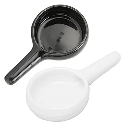 Tealight Wax Warmer Candle Spoon, Shape Replacement Candle Holder for Essential Oil, Aromatherapy Diffuser,Fragrance Incense (White) - color: White