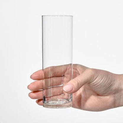 Krosno Tall Drinking Glasses Set of 6 – 6.8 oz Highball Glasses for Water, Juice & Drinks, Clear Glassware, Balance Collection, Elegant Everyday Tumblers, Dishwasher Safe, Made in Europe