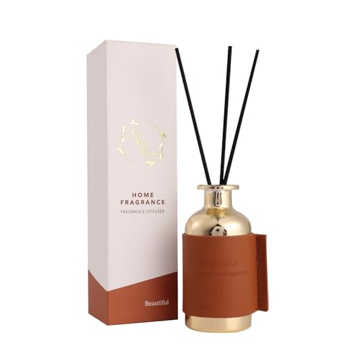 Reed Diffuser Set, Pretty Valley Home Diffuser 80Ml / 2.7 fl OZ Gift Box - Includes Reed Diffuser Sticks, Long Lasting Fragrance Oil and Glass Bottle for Office Living Room Decor (Beautiful) - color: 7.beautiful