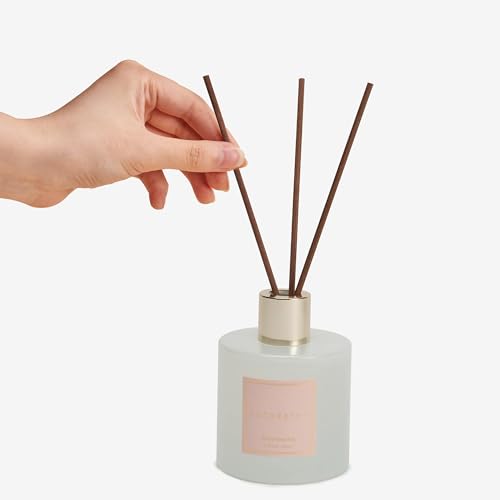 Premium Reed Diffuser Set with Preserved Baby's Breath & Cotton Stick Sandalwood Rose | 6.7oz Scent Fragrance Oil Diffuser for Bedroom Bathroom Home Décor - size: 6.7 Ounce/1pack