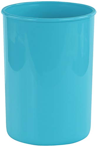 Reston Lloyd Calypso BasicsMultipurpose Cookware Storage Crock, Kitchen Countertop & Office Desk Organization, Durable & Food Safe BPA-Free Plastic, Aqua-Blue - color: Turquoise, size: Utensil Holder